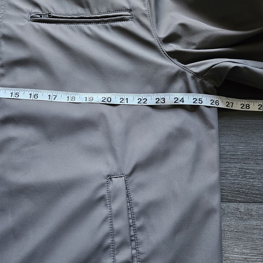 M. Julian Polyester Switch Bomber Jacket Mens XL Gray Lined Multiple Pockets - Picture 12 of 13